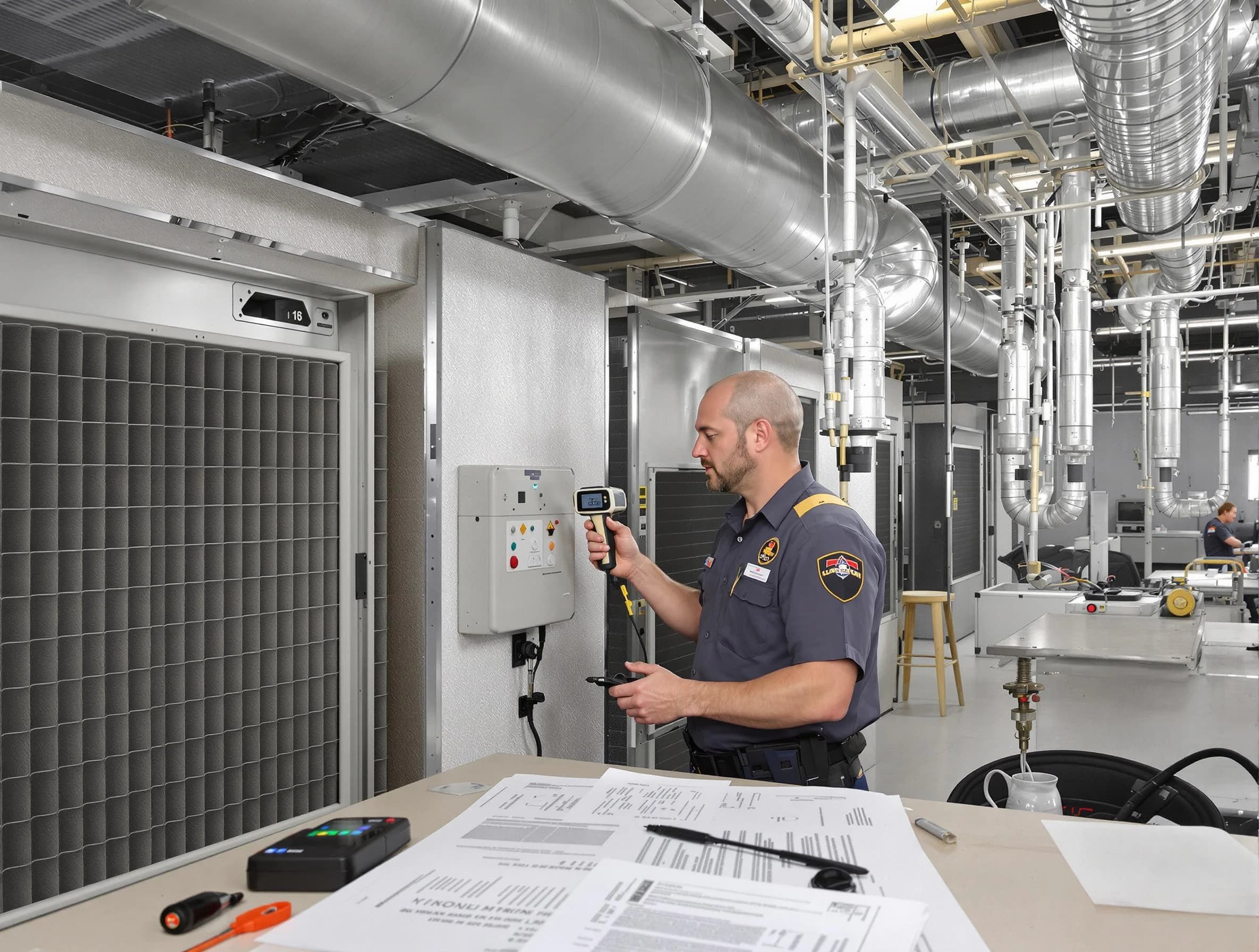 Professional filter system inspection by Lower Burrell Air Duct Cleaning in Lower Burrell