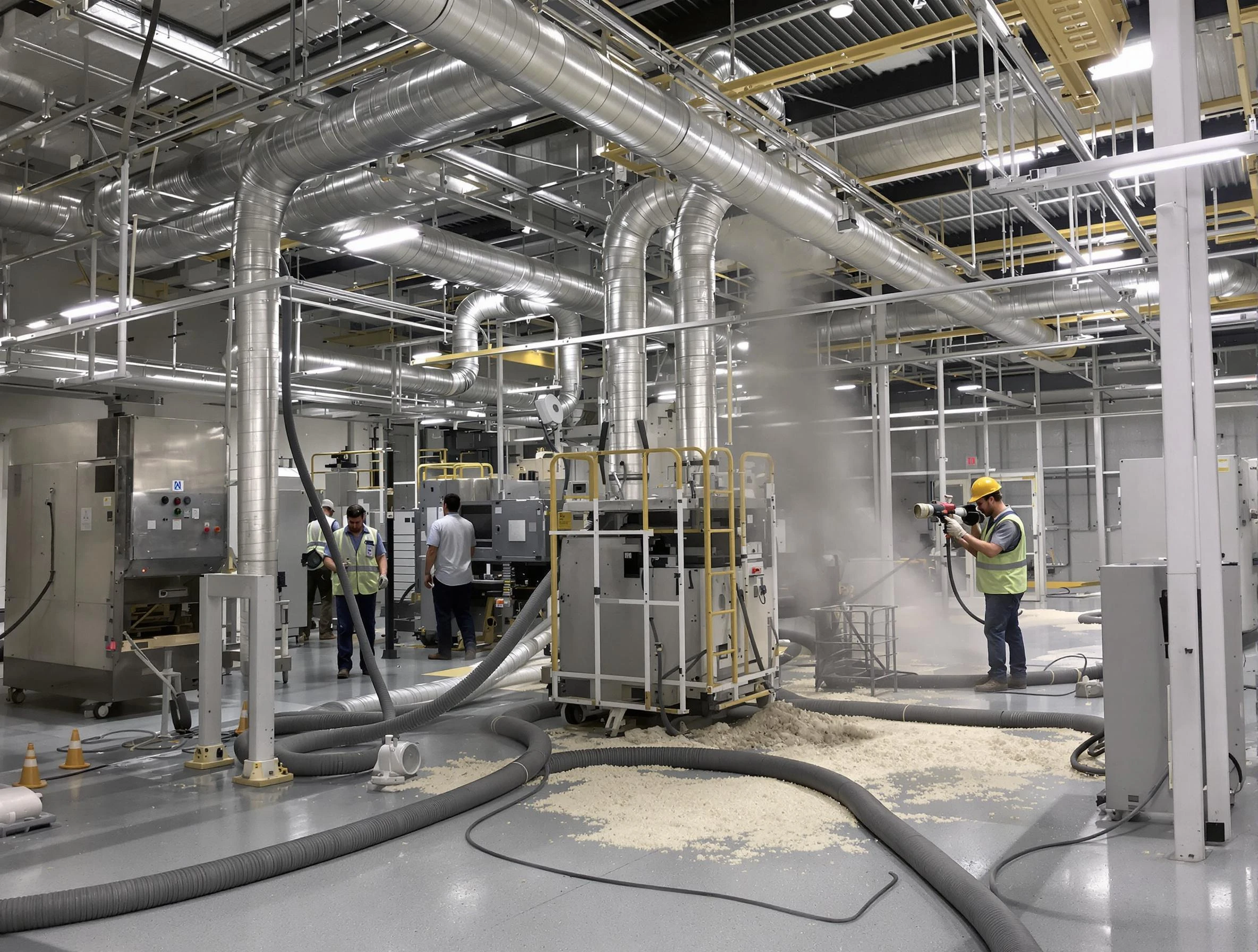 Heavy-duty industrial duct cleaning by Lower Burrell Air Duct Cleaning in Lower Burrell